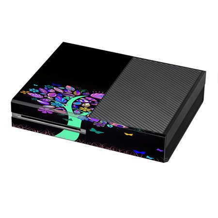 Skin Decal For Xbox One Console / Living Tree Butterfly Colorful