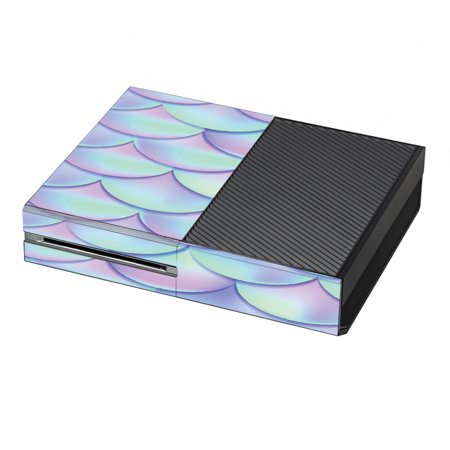 Skin Decal For Xbox One Console / Mermaid Scales Blue Pink