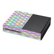 Skin Decal For Xbox One Console / Pastel Bubbles Design