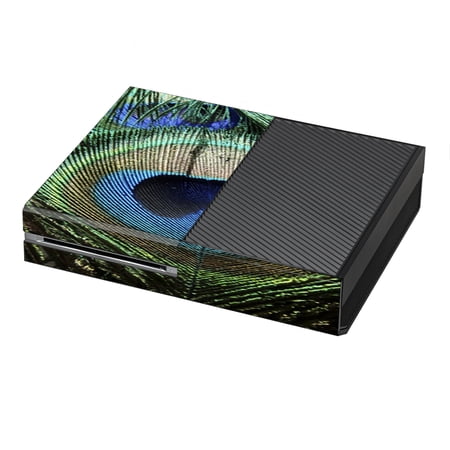 Skin Decal For Xbox One Console / Peacock Feather