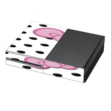 Skin Decal For Xbox One Console / Pink Bows
