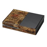 Skin Decal For Xbox One Console / Pirate Map Arrrr Treasure Gold