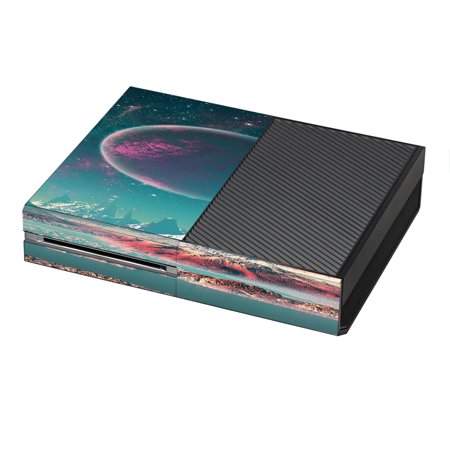 Skin Decal For Xbox One Console / Planets And Moons Mountains