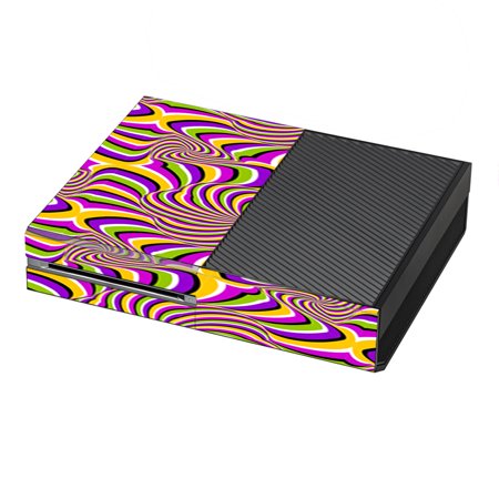 Skin Decal For Xbox One Console / Psychedelic Swirls Motion Holographic
