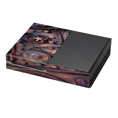 Skin Decal For Xbox One Console / Steampunk Metal Panel Vault Fan Gear