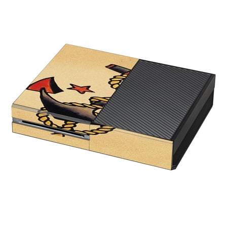 Skin Decal For Xbox One Console / Tattoo Anchor, Traditional Art
