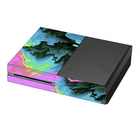 Skin Decal For Xbox One Console / Water Colors Trippy Abstract Pastel Preppy