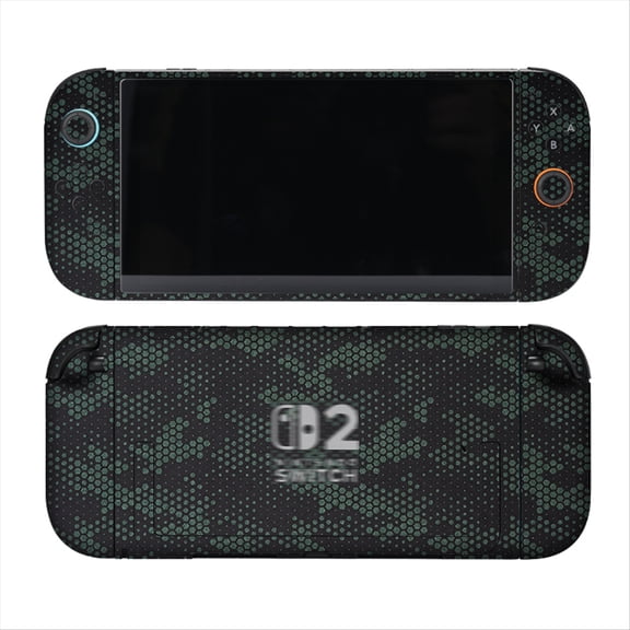 Skin Decal Set for Nintendo Switch 2 & Joy-Cons– Anti-Scratch, Bubble-Free, No Residue, Premium Adhesive Material – Full Coverage Protective Film for Console & Controllers-Q