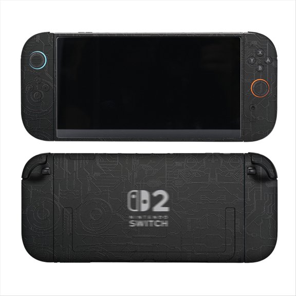 Skin Decal Set for Nintendo Switch 2 & Joy-Cons– Anti-Scratch, Bubble-Free, No Residue, Premium Adhesive Material – Full Coverage Protective Film for Console & Controllers-H
