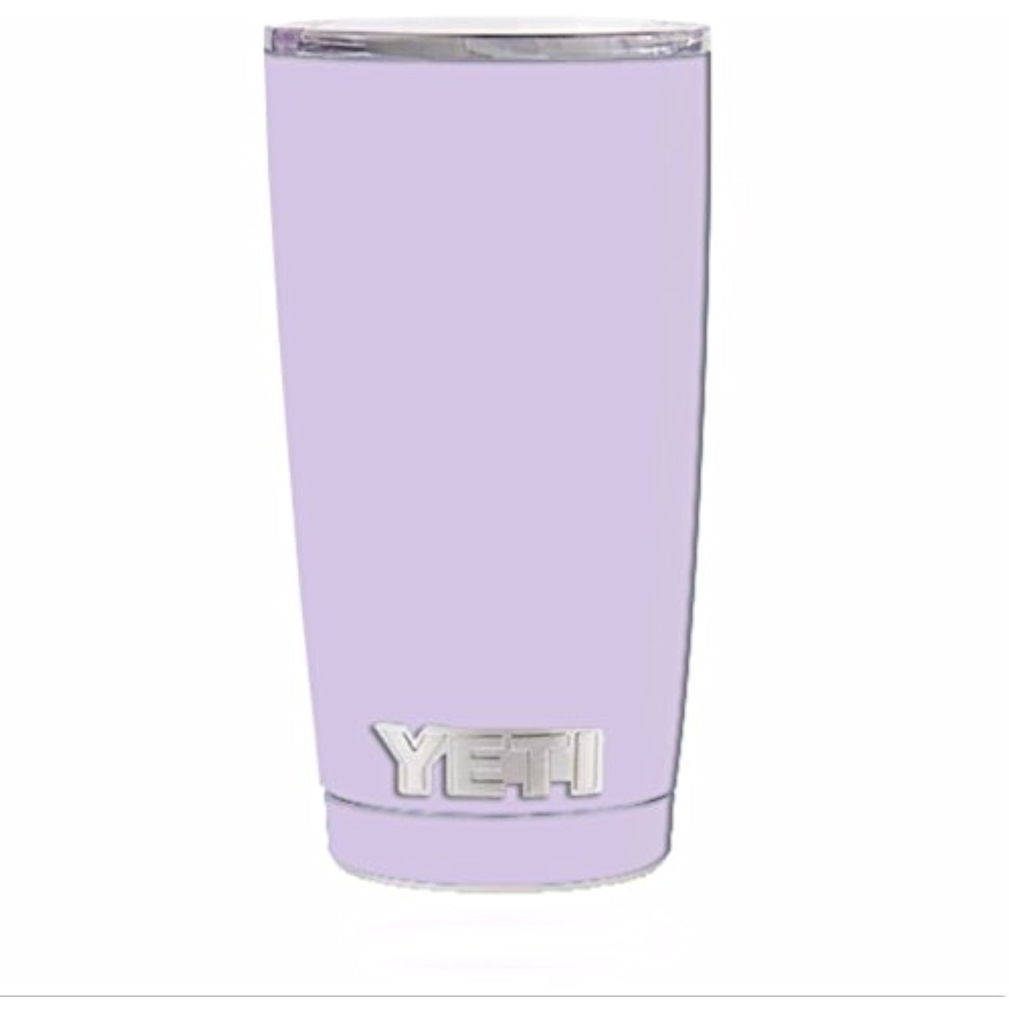 Skin Decal Vinyl Wrap for Yeti 20 oz Rambler Tumbler Stickers Skins Cover /  Solid Lilac, light purple