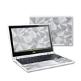 thumbnail image 1 of Skin Decal Wrap Compatible With Acer Chromebook R11 Gray Polygon, 1 of 2