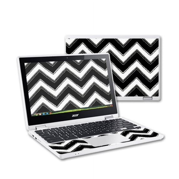 Skin Decal Wrap Compatible With Acer Chromebook R11 cover skins Chevron Style