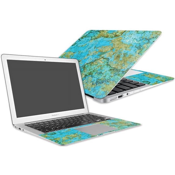 Skin Decal Wrap Compatible With Apple MacBook Air 13" (2017) Sticker Design Teal Marble