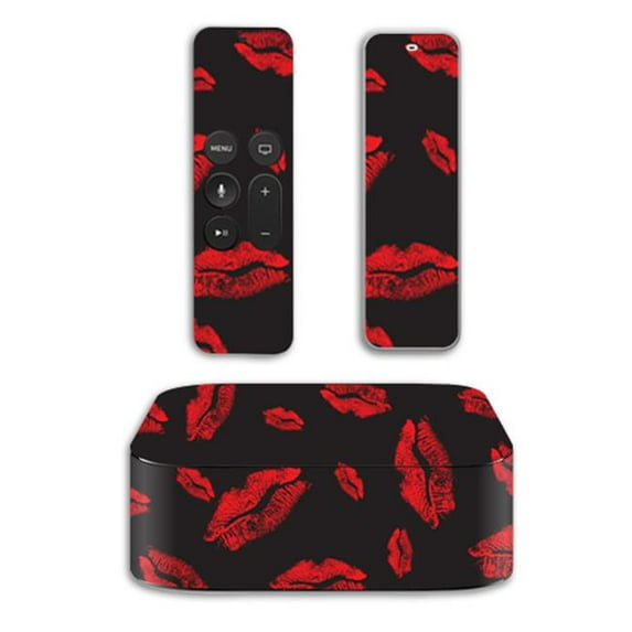 Skin Decal Wrap Compatible With Apple TV 4th Gen (2015) Sticker Design Kiss Me