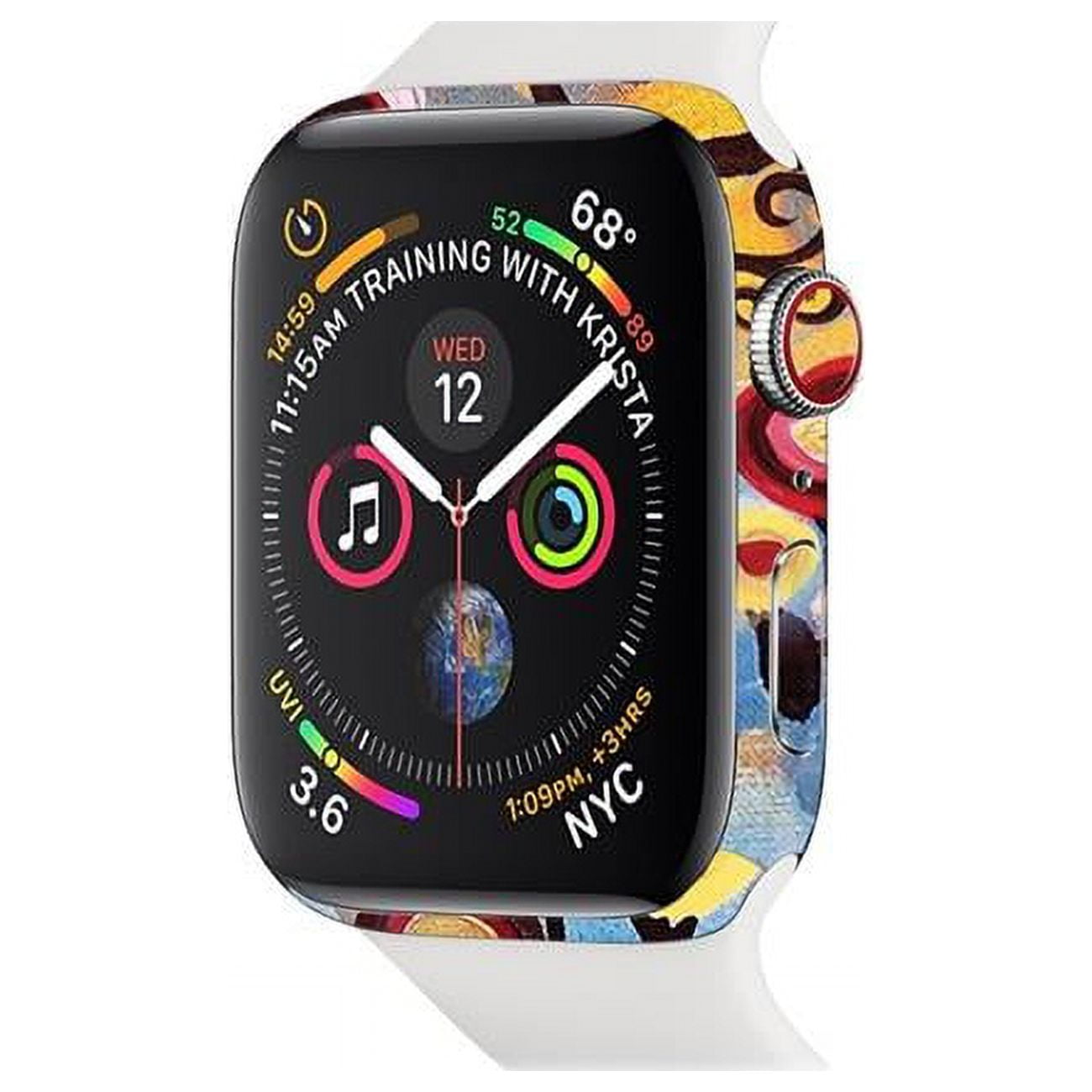 Skin Decal Wrap Compatible With Apple Watch Series 4 5 6 44mm
