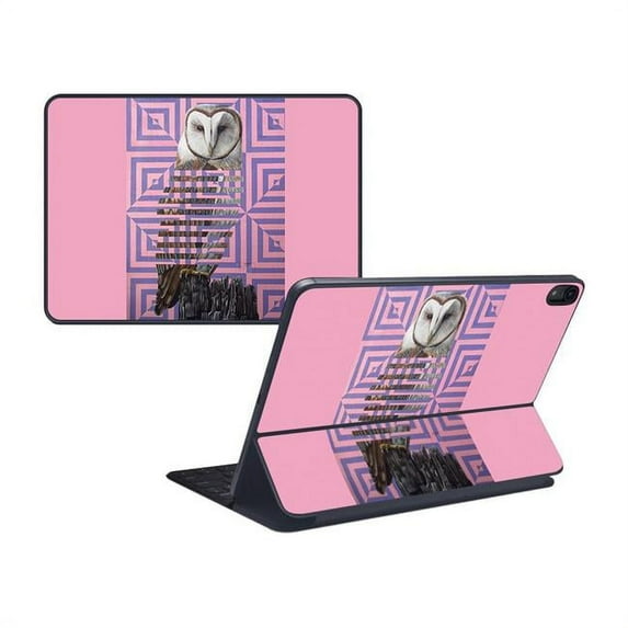 Skin Decal Wrap Compatible With Apple iPad Pro Smart Keyboard 11" (2018) Sticker Design Owl Maze
