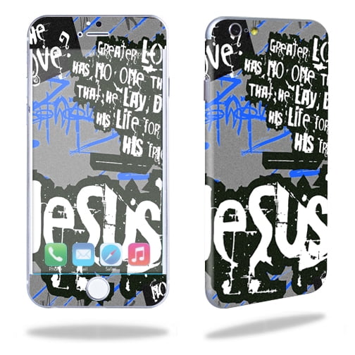 Skin Decal Wrap Compatible With Apple iPhone 6/6S cover Sticker Design Love Jesus