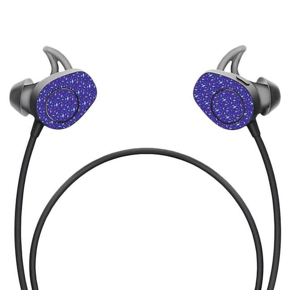 Skin Decal Wrap Compatible With Bose Soundsport Wireless Sticker Design Crystal Gemstones