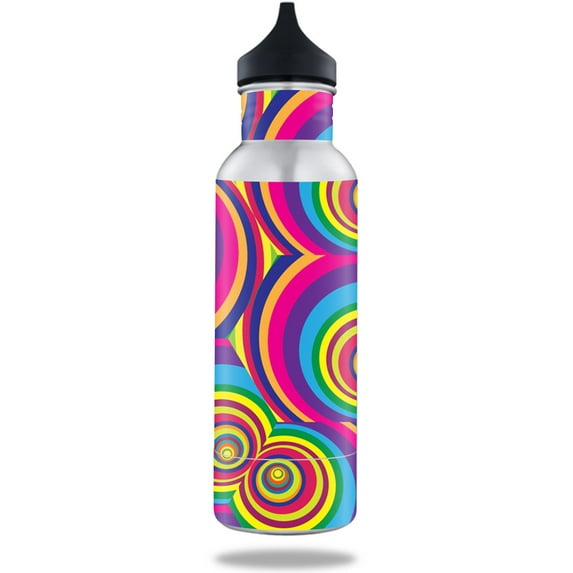 Skin Decal Wrap Compatible With BottleKeeper 12 oz Standard Sticker Design Groovy 60s
