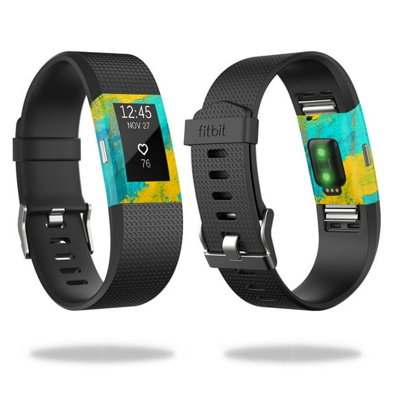 Skin Decal Wrap Compatible With Fitbit Charge 2 Acrylic Blue