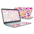 thumbnail image 1 of Skin Decal Wrap Compatible With HP Chromebook 14 (2015) cover skins Swirly Girly, 1 of 2