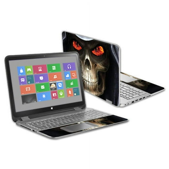 Skin Decal Wrap Compatible With HP Envy x360 15.6" Evil Reaper