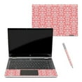 thumbnail image 1 of Skin Decal Wrap Compatible With HP Pavilion x360 14" (2018) Sticker Design Coral Damask, 1 of 4