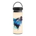 thumbnail image 1 of Skin Decal Wrap Compatible With Hydro Flask 18 oz. Wide Mouth Sticker Design Lone Wolf, 1 of 4