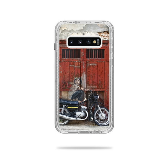 Skin Decal Wrap Compatible With Lifeproof Next Case Samsung Galaxy S10+ Sticker Design Penang Motorbike