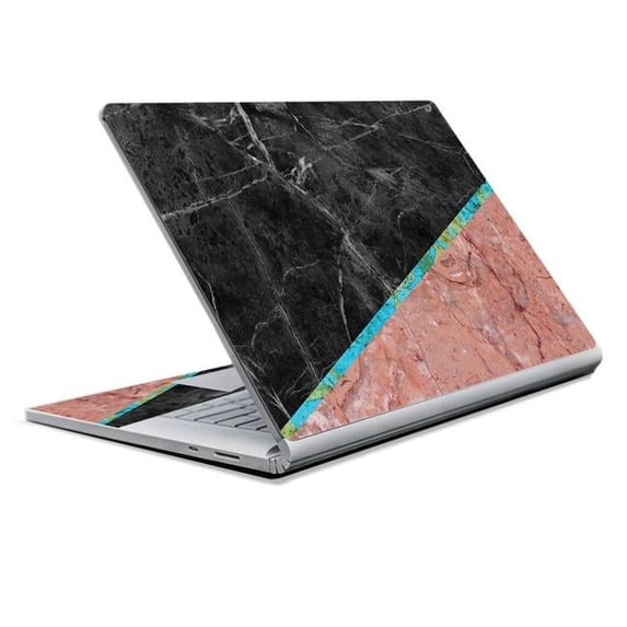 Skin Decal Wrap Compatible With Microsoft Surface Book 2 13" (2017) Cut Marble