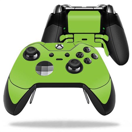 Skin Decal Wrap Compatible With Microsoft Xbox One Elite Controller Glssy Lime Green