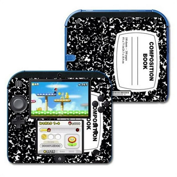 Skin Decal Wrap Compatible With Nintendo 2DS Sticker Design Compositon Book