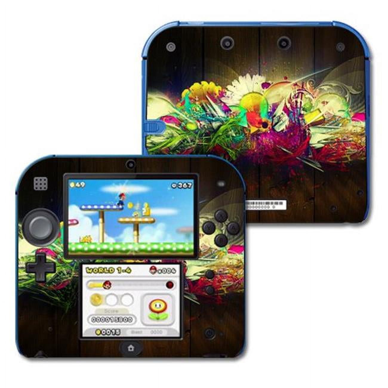 Skin Decal Wrap Compatible With Nintendo 2DS Sticker Design Wooden ...