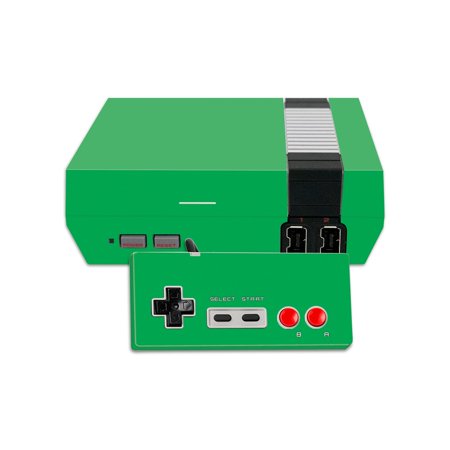 Skin Decal Wrap Compatible With Nintendo NES Classic Edition Green