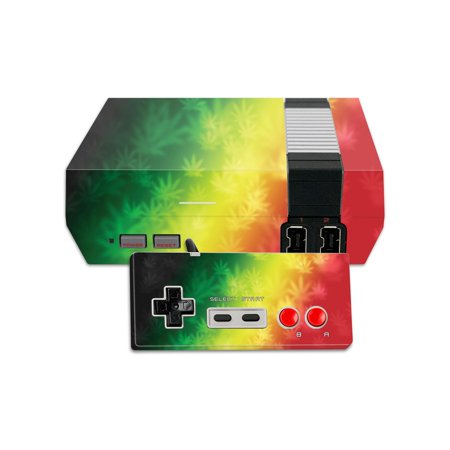 Skin Decal Wrap Compatible With Nintendo NES Classic Edition Rasta Rainbow