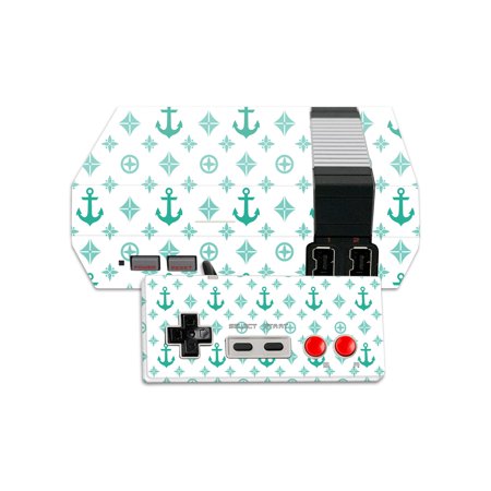 Skin Decal Wrap Compatible With Nintendo NES Classic Edition Teal Designer