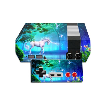 Skin Decal Wrap Compatible With Nintendo NES Classic Edition Unicorn Fantasy