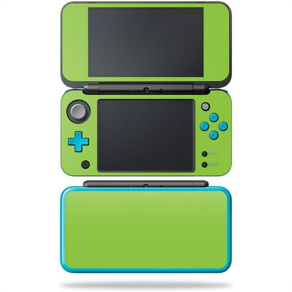 Skin Decal Wrap Compatible With Nintendo New 2DS XL Solid Lime Green