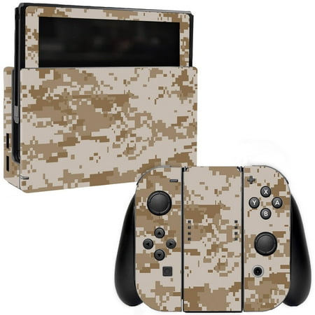 Skin Decal Wrap Compatible With Nintendo Switch Desert Camo