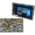 thumbnail image 1 of Skin Decal Wrap Compatible With NuVision Supreme 1001 Tablet Sticker Design Action Fish Puzzle, 1 of 4