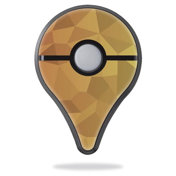Skin Decal Wrap Compatible With Pokemon Go Plus cover Sticker Design skins Red Orange Polygon