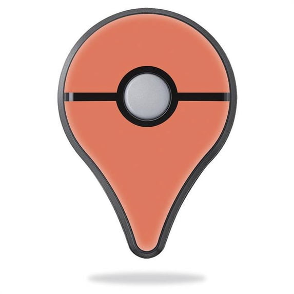 Skin Decal Wrap Compatible With Pokemon Pokemon Go Plus Solid Salmon