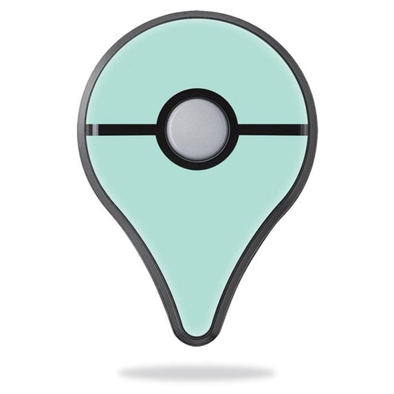 Skin Decal Wrap Compatible With Pokemon Pokemon Go Plus Solid Seafoam