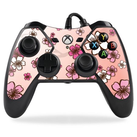 Skin Decal Wrap Compatible With PowerA Pro Ex Xbox One Controller Cherry Blossom