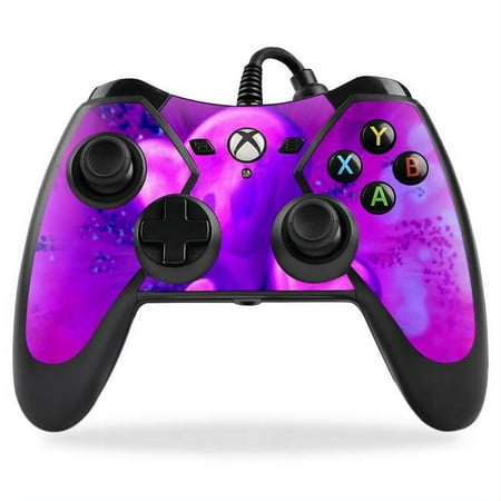 Skin Decal Wrap Compatible With PowerA Pro Ex Xbox One Controller Purple Heart