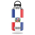 thumbnail image 1 of Skin Decal Wrap Compatible With RTIC 64oz Bottle (2016) cover Sticker Design Dominican Flag, 1 of 4