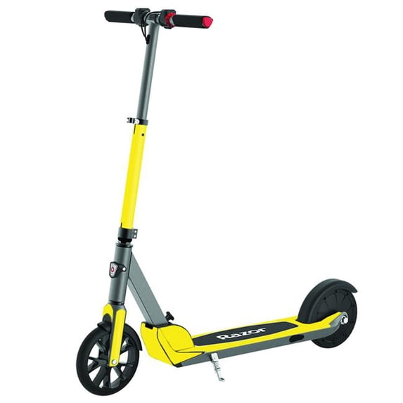 Skin Decal Wrap Compatible With Razor E Prime Electric Scooter Sticker Design Solid Yellow
