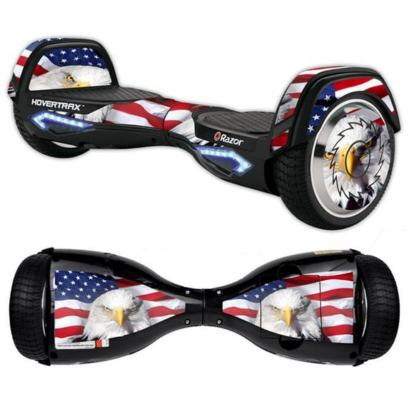 Skin Decal Wrap Compatible With Razor Hovertrax 2.0 Hover Board Scooter America Strong