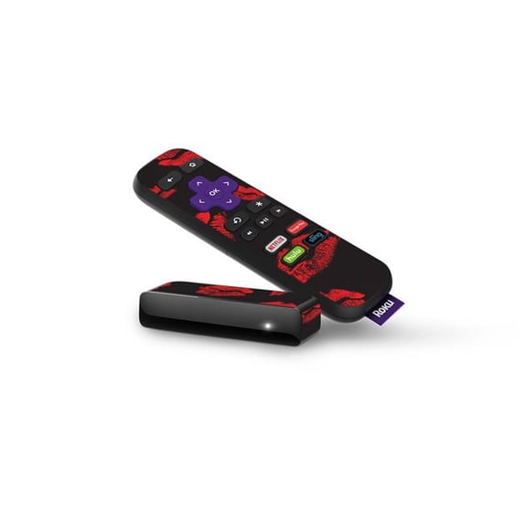 Skin Decal Wrap Compatible With Roku Express Remote Sticker Design Kiss Me