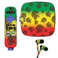 thumbnail image 1 of Skin Decal Wrap Compatible With Roku Ultra Sticker Design Rasta Lion, 1 of 6
